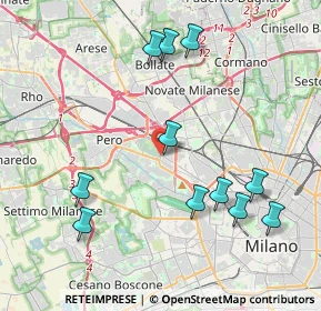 Mappa Piazzale Cimitero Maggiore, 20151 Milano MI, Italia (4.35727)