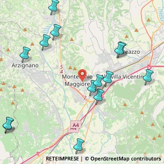 Mappa 36075 Montecchio Maggiore VI, Italia (5.42929)
