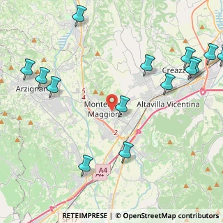 Mappa 36075 Montecchio Maggiore VI, Italia (5.695)