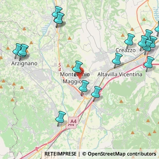 Mappa 36075 Montecchio Maggiore VI, Italia (5.99)