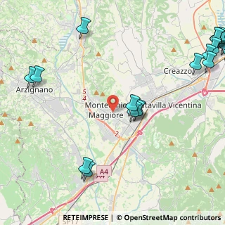 Mappa 36075 Montecchio Maggiore VI, Italia (6.6205)