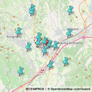 Mappa 36075 Montecchio Maggiore VI, Italia (3.942)