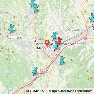 Mappa 36075 Montecchio Maggiore VI, Italia (5.81364)