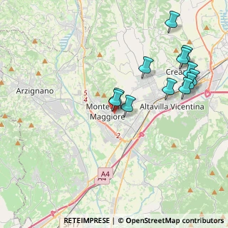 Mappa 36075 Montecchio Maggiore VI, Italia (4.20917)