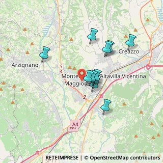 Mappa 36075 Montecchio Maggiore VI, Italia (2.89)