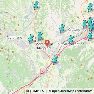 Mappa 36075 Montecchio Maggiore VI, Italia (6.35154)