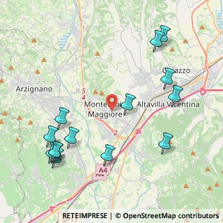 Mappa 36075 Montecchio Maggiore VI, Italia (5.02357)