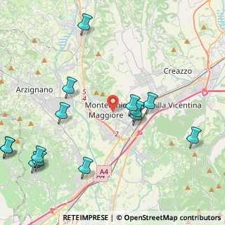 Mappa 36075 Montecchio Maggiore VI, Italia (5.30571)