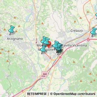 Mappa 36075 Montecchio Maggiore VI, Italia (3.33545)