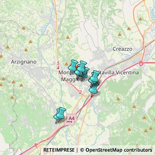 Mappa 36075 Montecchio Maggiore VI, Italia (1.97909)
