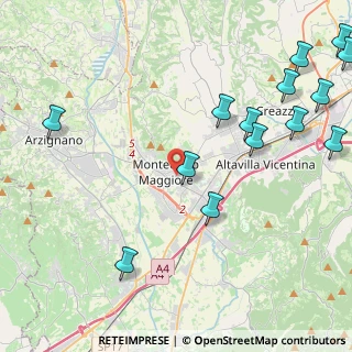 Mappa 36075 Montecchio Maggiore VI, Italia (5.72071)