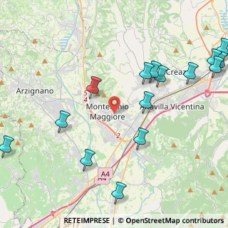 Mappa 36075 Montecchio Maggiore VI, Italia (5.458)