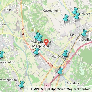Mappa 36075 Montecchio Maggiore VI, Italia (2.83091)