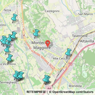 Mappa 36075 Montecchio Maggiore VI, Italia (3.5615)