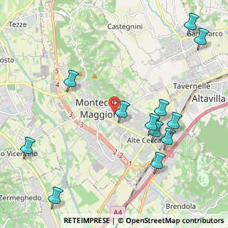 Mappa 36075 Montecchio Maggiore VI, Italia (2.56417)