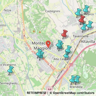 Mappa 36075 Montecchio Maggiore VI, Italia (2.77875)