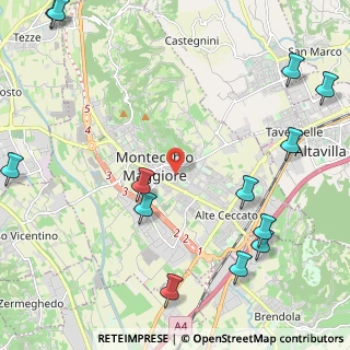 Mappa 36075 Montecchio Maggiore VI, Italia (3.09615)