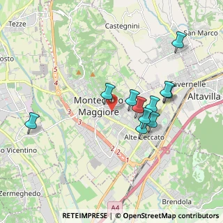 Mappa 36075 Montecchio Maggiore VI, Italia (1.69455)
