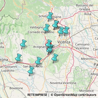 Mappa 36075 Montecchio Maggiore VI, Italia (13.20714)