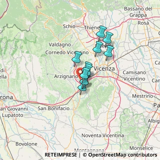 Mappa 36075 Montecchio Maggiore VI, Italia (7.94364)