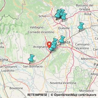 Mappa 36075 Montecchio Maggiore VI, Italia (14.94909)