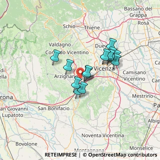 Mappa 36075 Montecchio Maggiore VI, Italia (9.716)