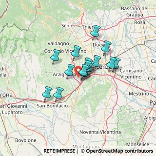 Mappa 36075 Montecchio Maggiore VI, Italia (8.88625)