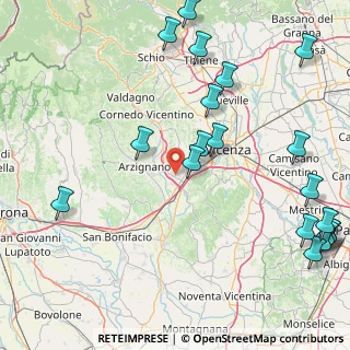 Mappa 36075 Montecchio Maggiore VI, Italia (22.8425)