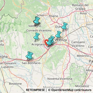 Mappa 36075 Montecchio Maggiore VI, Italia (11.52727)