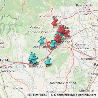 Mappa 36075 Montecchio Maggiore VI, Italia (10.758)