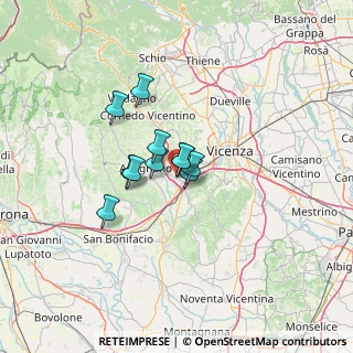 Mappa 36075 Montecchio Maggiore VI, Italia (7.79636)