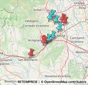 Mappa 36075 Montecchio Maggiore VI, Italia (11.04727)