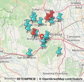 Mappa 36075 Montecchio Maggiore VI, Italia (11.19706)