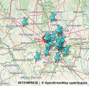 Mappa Via Adolfo Consolini, 20151 Milano MI, Italia (10.447)