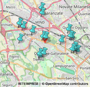 Mappa Via Adolfo Consolini, 20151 Milano MI, Italia (1.952)