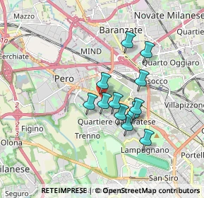 Mappa Via Adolfo Consolini, 20151 Milano MI, Italia (1.32667)