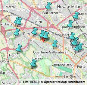 Mappa Via Adolfo Consolini, 20151 Milano MI, Italia (2.0685)