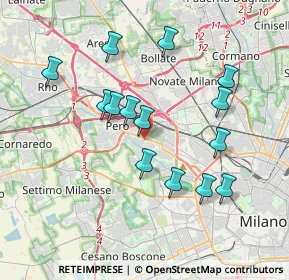 Mappa Via Adolfo Consolini, 20151 Milano MI, Italia (3.53143)