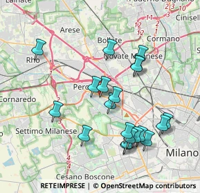 Mappa Via Adolfo Consolini, 20151 Milano MI, Italia (3.764)