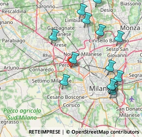 Mappa Via Adolfo Consolini, 20151 Milano MI, Italia (8.92154)