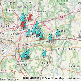 Mappa Centro Commerciale Acquario, 20060 Vignate MI, Italia (7.32789)