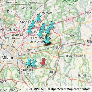 Mappa Centro Commerciale Acquario, 20060 Vignate MI, Italia (4.89267)