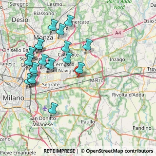 Mappa Centro Commerciale Acquario, 20060 Vignate MI, Italia (8.89)