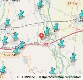 Mappa Via Francia, 24054 Calcio BG, Italia (6.39444)