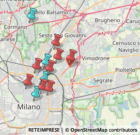 Mappa Via Civitavecchia, 20132 Milano MI, Italia (3.63667)