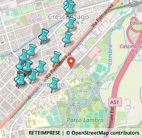 Mappa Via Civitavecchia, 20132 Milano MI, Italia (0.601)