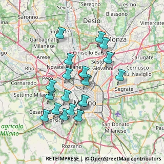 Mappa Via Giovanni Bovio, 20159 Milano MI, Italia (6.94842)