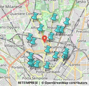 Mappa Via Giovanni Bovio, 20159 Milano MI, Italia (1.82737)