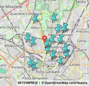 Mappa Via Giovanni Bovio, 20159 Milano MI, Italia (1.65389)