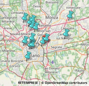 Mappa Via Privata Mondovì, 20132 Milano MI, Italia (6.41714)